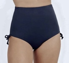 SPANX Sunkissed Navy Blue Adjustable Hi Rise Brief Swim Bottoms Womens XS M L XL