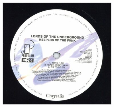 Lords Of The Underground - Keepers Of The Funk '94 2xLP UK