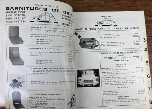 Automobile Catalogue General 1971 COUVRAUTO ACCESSOIRES DE CONFORT - Imagen 5 de 8