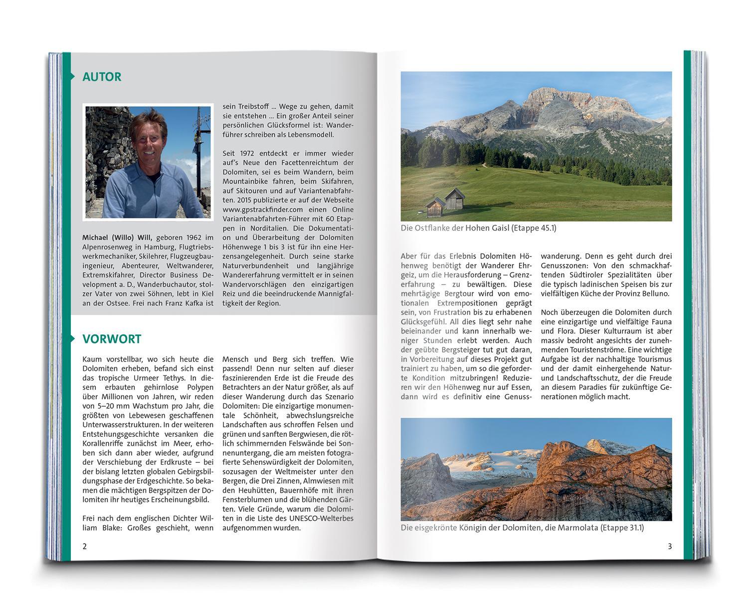 Thumbnail - Michael Will Kompass Wanderführer Dolomiten Höhenweg 1 Bis 3, 71
