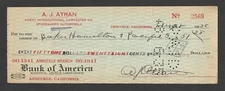 1935 A J ATRAN INTERNATIONAL HARVESTER STUDEBAKER AUTOMOBILE ARBUCKLE CAL CHECK