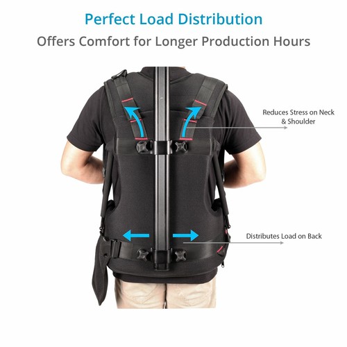 Flycam Flowline 500N Stabilizing Camera Support Vest (10-12kg / 22-26.4lb) - Picture 4 of 12