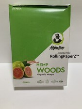 Afghan Hmp Woods Wraps - Guava Flavor (Full Box) 25 packs per box. 2 per pack.