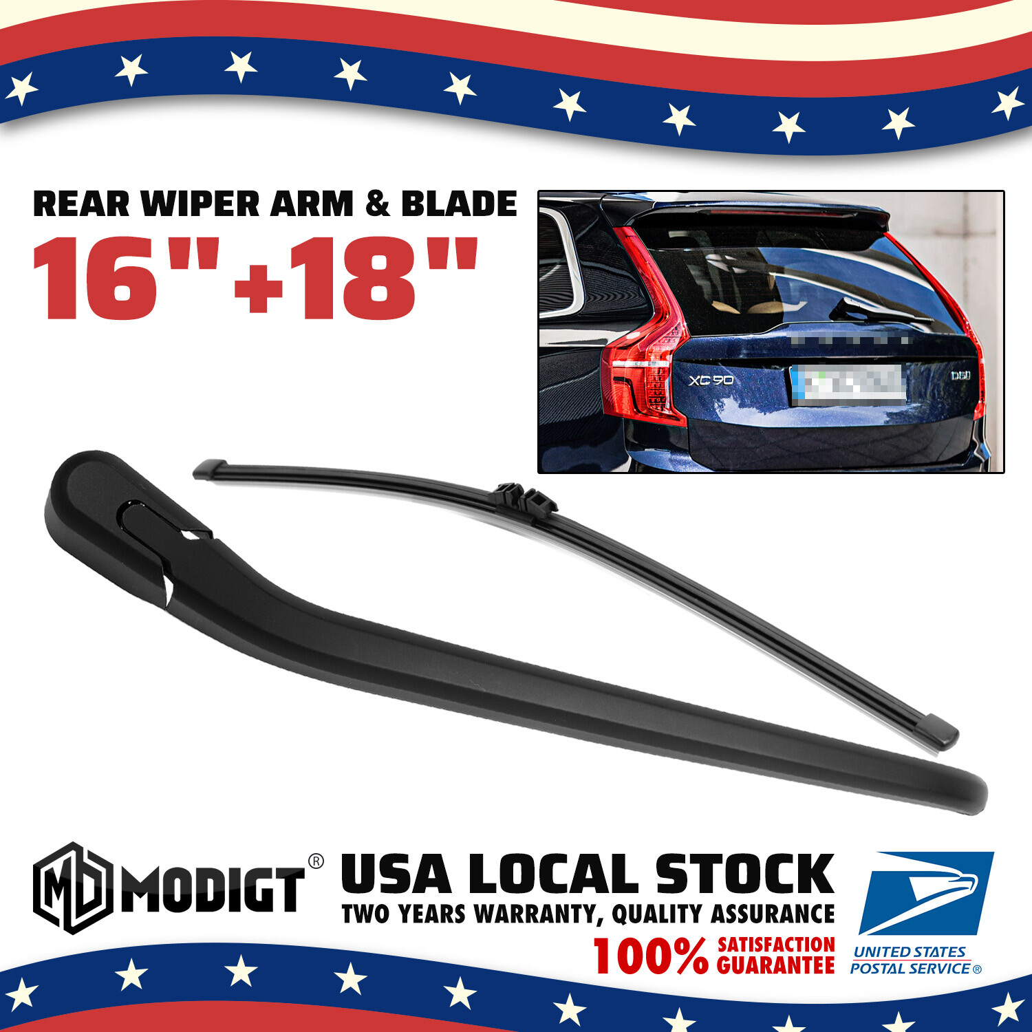 Volvo XC90 2019-2022 Rear Wiper Blades Set 16