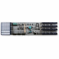 Garage Wall Tool Storage Kit Cabinet Bins Panels Tool Hanging Clips Raaco 139724