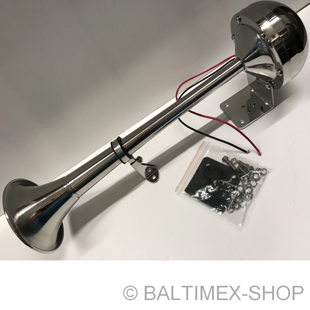 Elektrisches Signalhorn Edelstahl Doppelhorn 12V 115 DB Fanfare