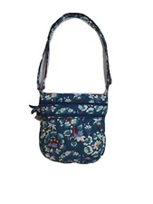 Vera Bradley Trio Zip Hipster Crossbody Bag Purse Handbag in Floral Bursts.  NWT