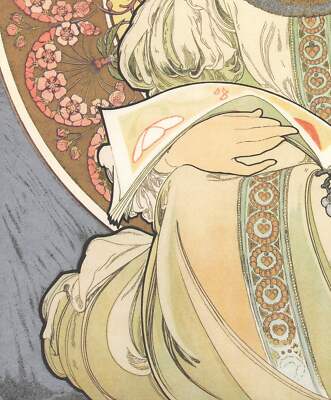 [画集] ALPHONSE MUCHA Alphonse Mucha's Music (from The Four Arts - Detail), 1898 Canvas