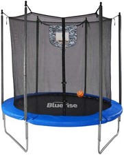 Trampoline for Kids with Enclosure Net Toddler Trampoline with Basketball Hoop