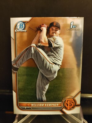 William Kempner 2022 1st Bowman Draft Chrome #BDC-3 - San Francisco ...