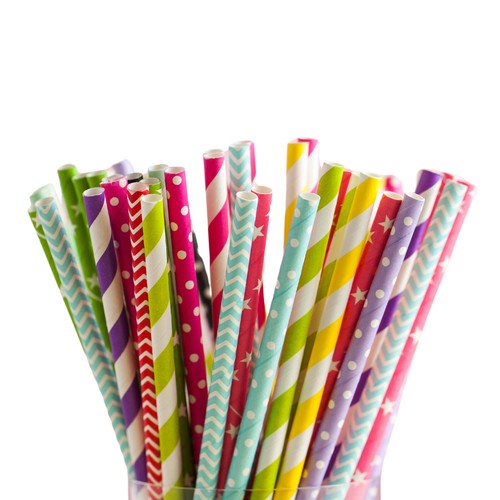 25 pajitas / pajitas 20 cm - Ø 8 mm - muchos colores - decoración cóctel fiesta - Imagen 2 de 20