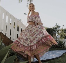 Spell And The Gypsy Design Buttercup Maxi Skirt in Pink Lilac S $259