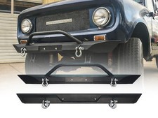 1961-1971 International Scout 80 800 Steel Front And Rear Bumper Set Raw Steel 1961-1971 International Scout 80 800 Steel Front And Rear Bumper Set Raw Steel