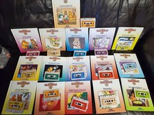 Vintage 1985 Teddy Ruxpin Lot of 16 Books/Tapes, plus 7 books, 23 Total Books