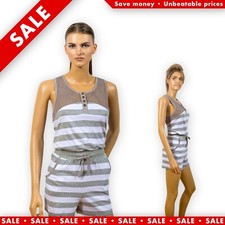 Womens Striped 2-Piece Playsuit