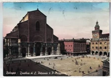 20693 - BOLOGNA - BASILICA OF SAN PETRONIO AND PIAZZA MAYOR