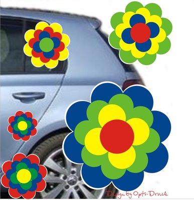 Groß-Sortiment 16 x Prilblumen Blumen Aufkleber Pril* Blume Retroblume Flowers