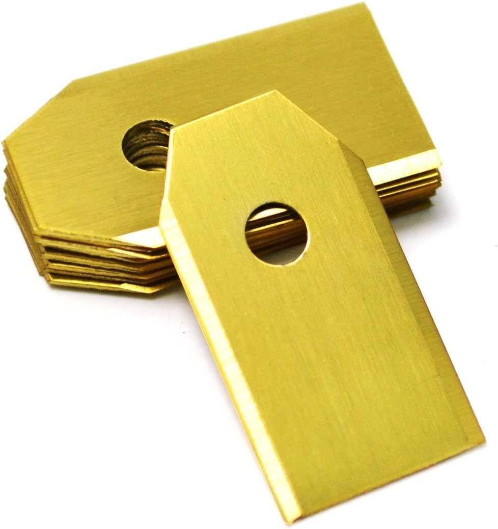 Titanium-Coated Replacement Robotic Mower Blades for Husqvarna Automower & Gardena Mowers