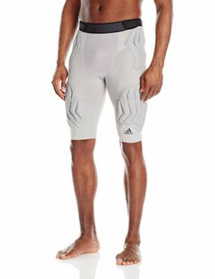 ADIDAS Basketball Padded Techfit Shorts sz XXL Extra Extra Large Grey