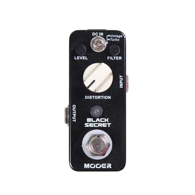 Mooer Audio Black Secret Verzerrung Effekpedal für Gitarre