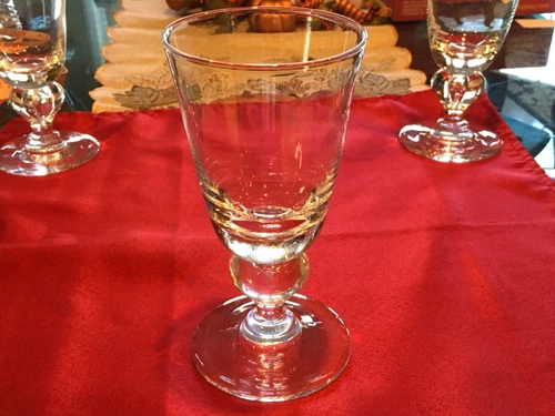 Steuben Mid-Century Teardrop Water Goblet #7926