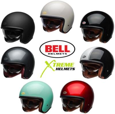 Bell TX501 Helmet Open Face Vintage Retro Classic Inner Shield DOT
