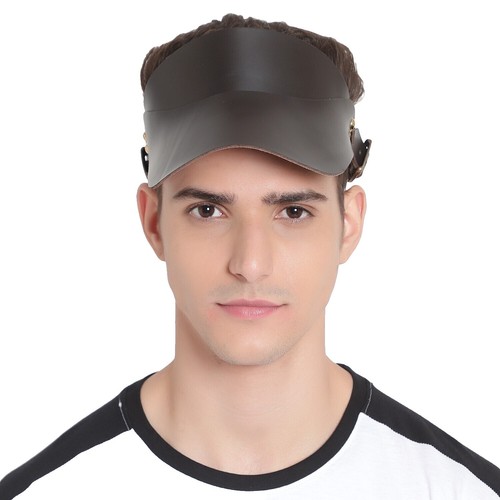 Krispy Kreme Visor Doughnuts Brown Embroidered Logo Tan  display picture 1