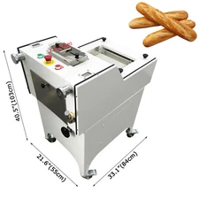 110V Dough Press Roller Toast Shaping Machine Bread Maker 550W Baguette Machine