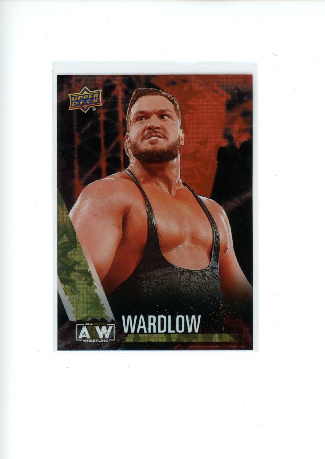 2021 Upper Deck AEW First Edition Wardlow #49 Dynamite Parallel