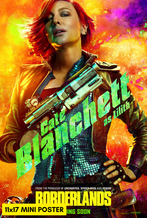 Borderlands (2024) Movie Poster 11 x 17 Video Game Cate Blanchett