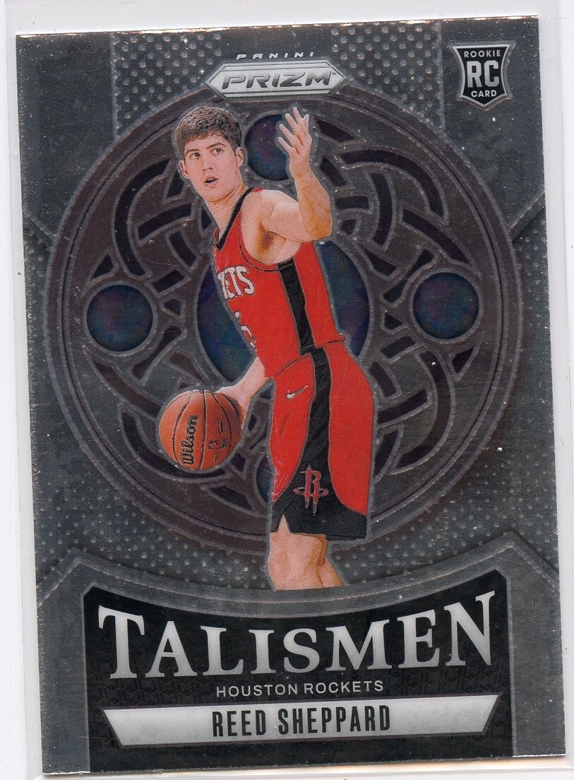 2024-25 Prizm NBA Reed Sheppard #2 RC Rookie Talismen - Houston Rockets