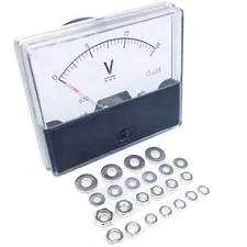 NJ STOCK  Analog Panel Volt Voltage Meter Voltmeter Gauge DH-670 0-15V DC