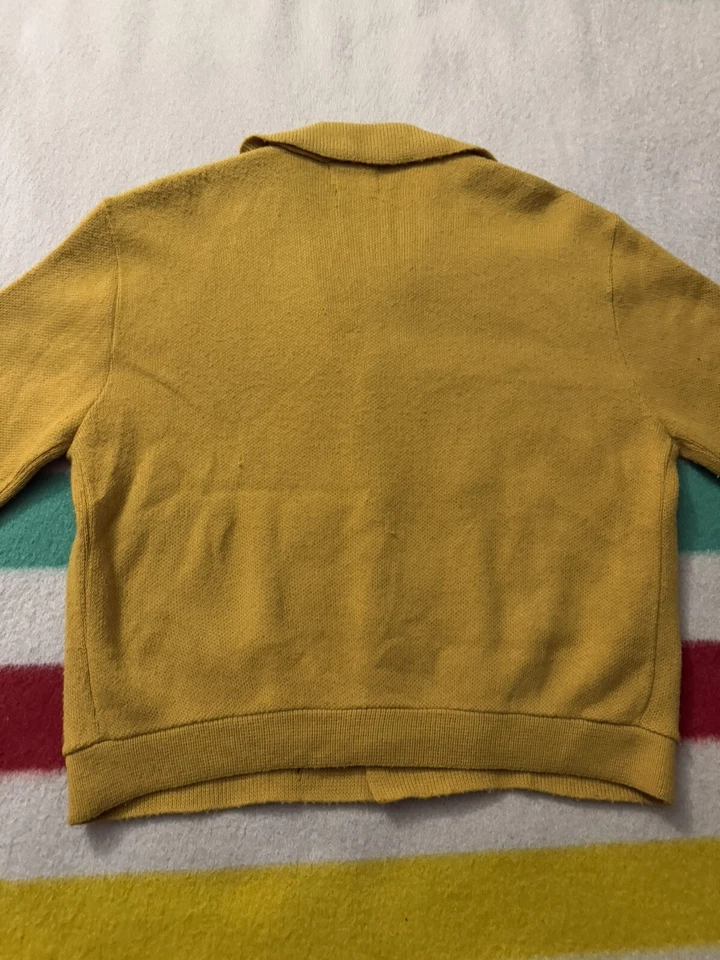 Винтажный 60-х 70-х Stuart McGuire рубашка Jac панельный подпоясанный кардиган маленький средний - Изображение 2 из 4