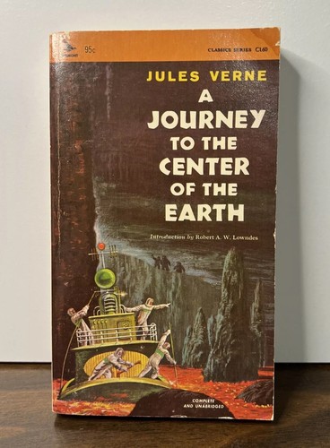 Jules Verne A Journey to the Center of the Earth AIRMONT 1965 Vintage Paperback