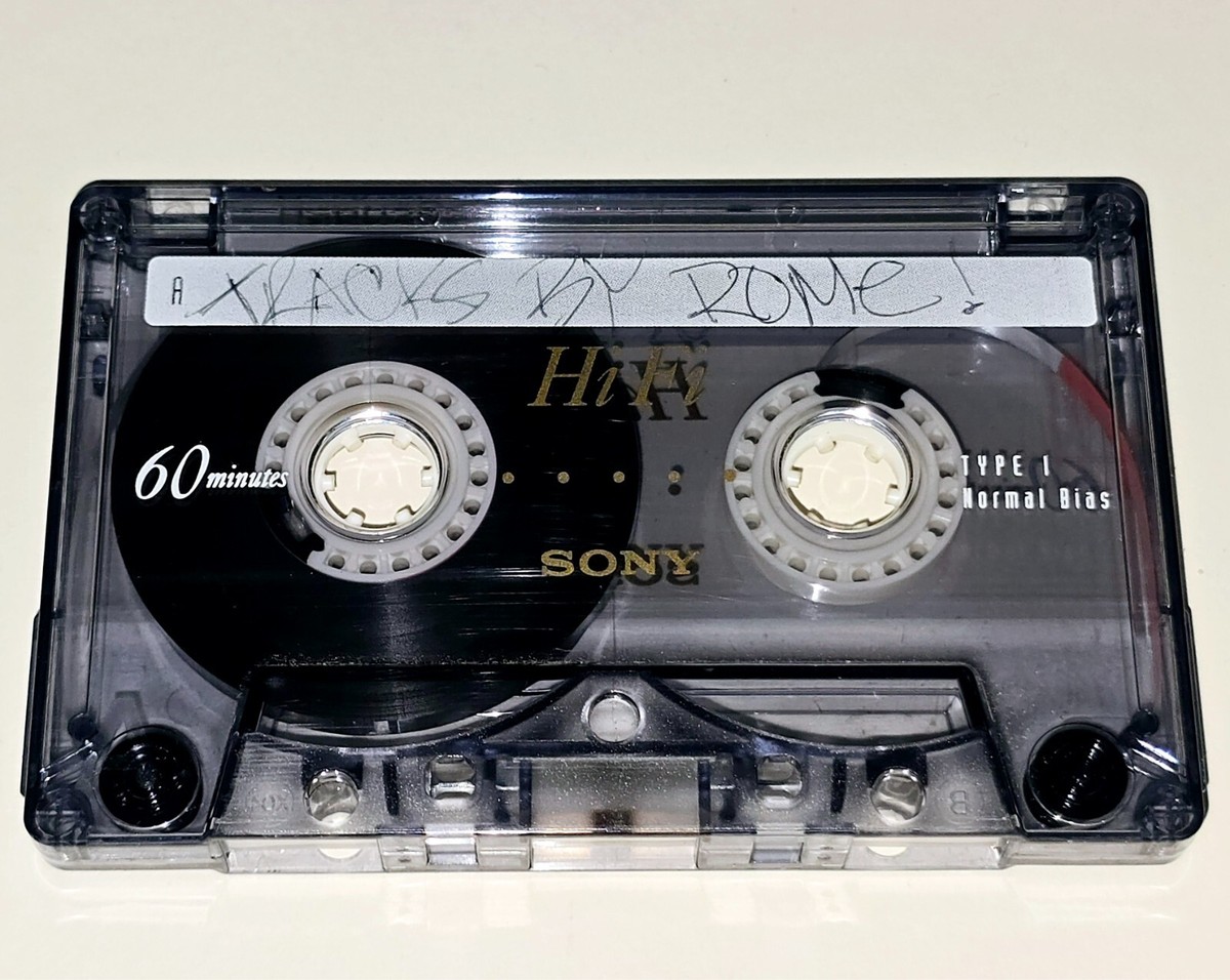 ROME DEMO BEAT TAPE CASSETTE G FUNK BEAT INSTRUMENTAL RAP R&B VTG
