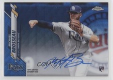 2020 Topps Chrome Rookie Blue Wave Refractor 81/150 Michael Brosseau Auto 0tx6