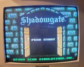 2 Nintendo Games - NES - RPG - Shadowgate - Dungeon Magic - Tested and Working