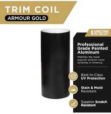 Spectra Metals 24 In. x 50 Ft. Black Painted Aluminum Trim Coil RTC24A507W007