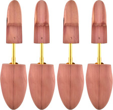 Cedar Shoe Tree for Men, Wide Heel Women'S Adjustable Shoe Tree, Split Toe Cedar