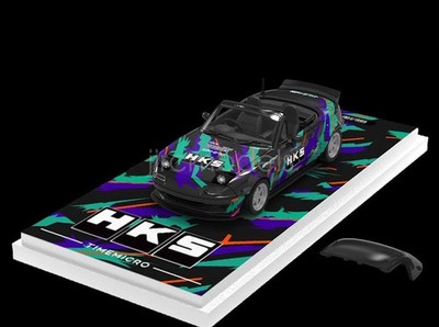 TM 1:64 Miata MX5 Advan HKS Figure Sports Diecast Metal Toy Model
