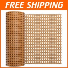 Versatile 16" x 13FT Cane Webbing Roll for Crafting Vintage and Modern Decor