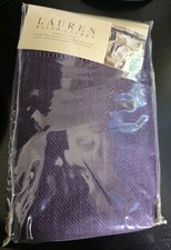 Ralph Lauren Surrey Garden EUROPEAN Euro Pillow Sham Purple Cotton NEW 1 Count