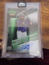 2025 Topps Chrome Black Charlie Blackmon /99 Auto
