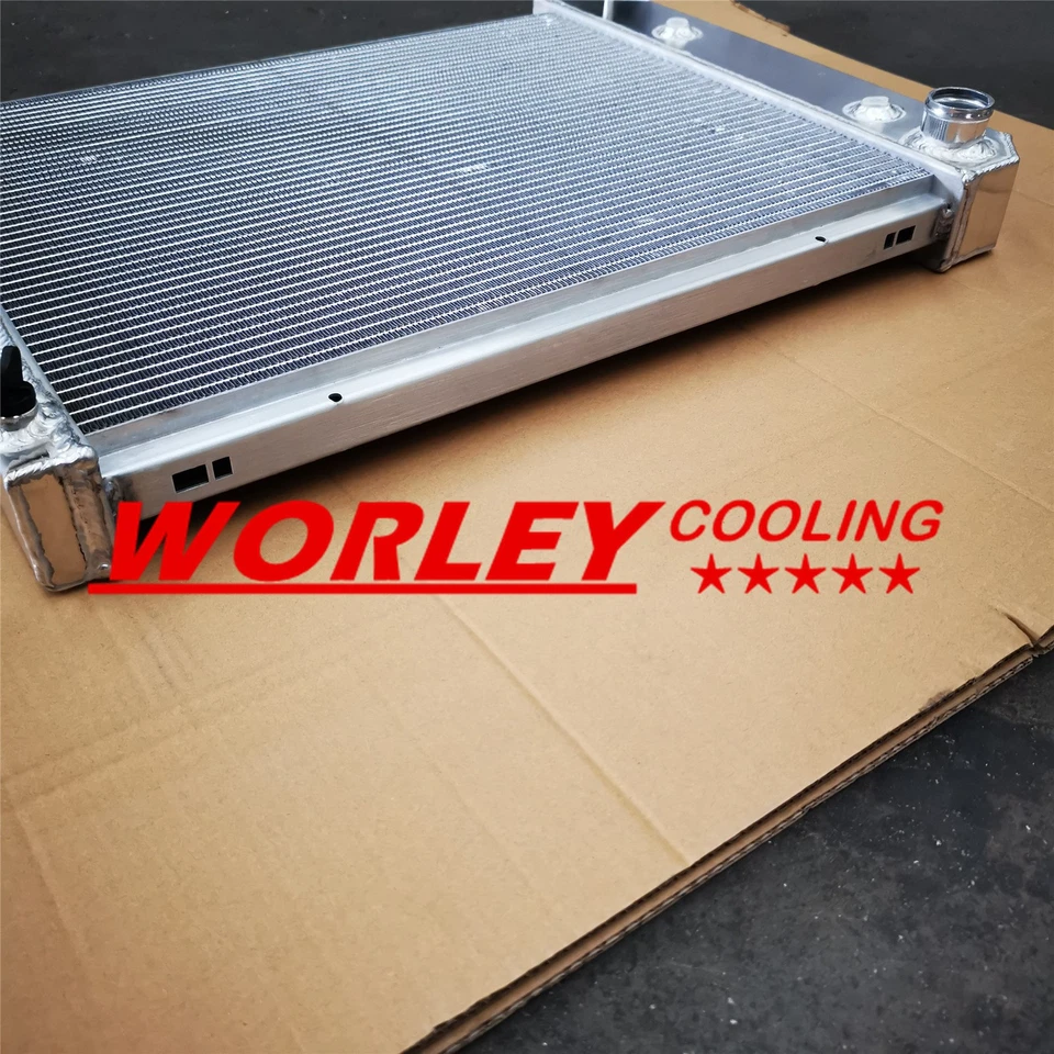 NJ-44mm Aluminum Radiator for Chevrolet Nova 1968 1969 1970 1971 1972 1973 1974 - Image 2 of 4