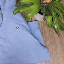 EUC Vineyard Vines Baby Blue XL mid zip hoodie