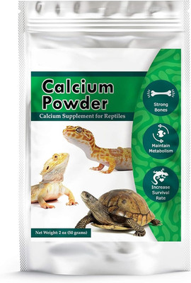 Cocoo Reptile Calcium Powder, Ideal for Leopard Geckos, Chameleons, Iguanas, Tur