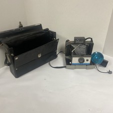 Polaroid 210 Automatic Land Camera With Case and Flash - Untested