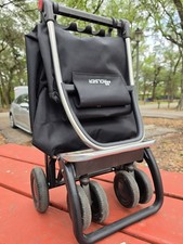 Rolser I-Max MF 4 Wheels 2 Swivelling Foldable Shopping Trolley - 41.34" H x 15