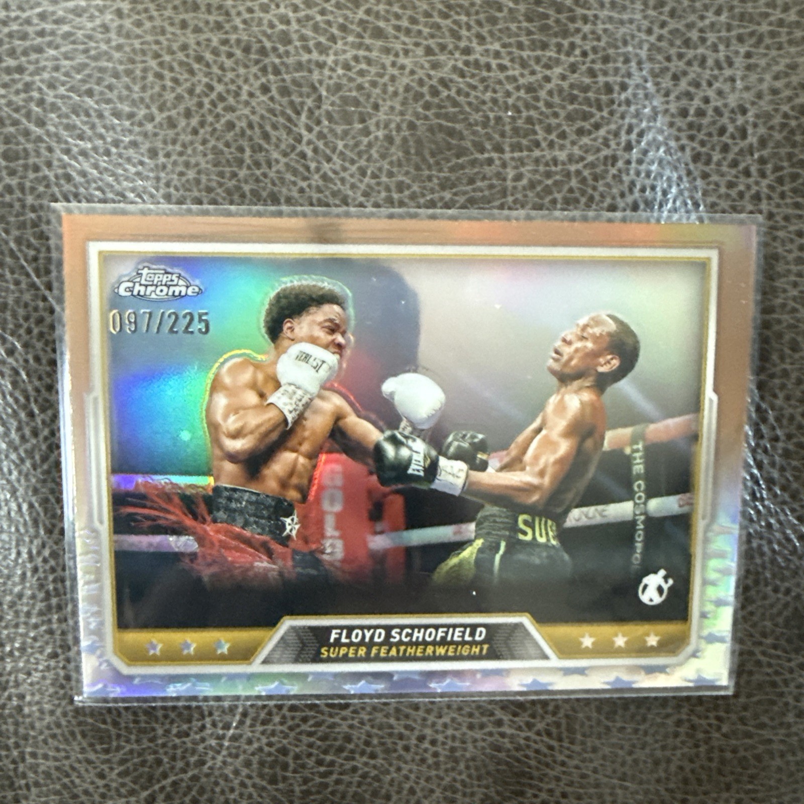 Floyd Schofield 2024 Topps Chrome Boxing #97 Bronze Refractor /225
