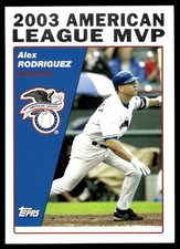 Alex Rodriguez 2004 Topps #716 Texas Rangers MLB READ FREE SHIPPING AutographDen